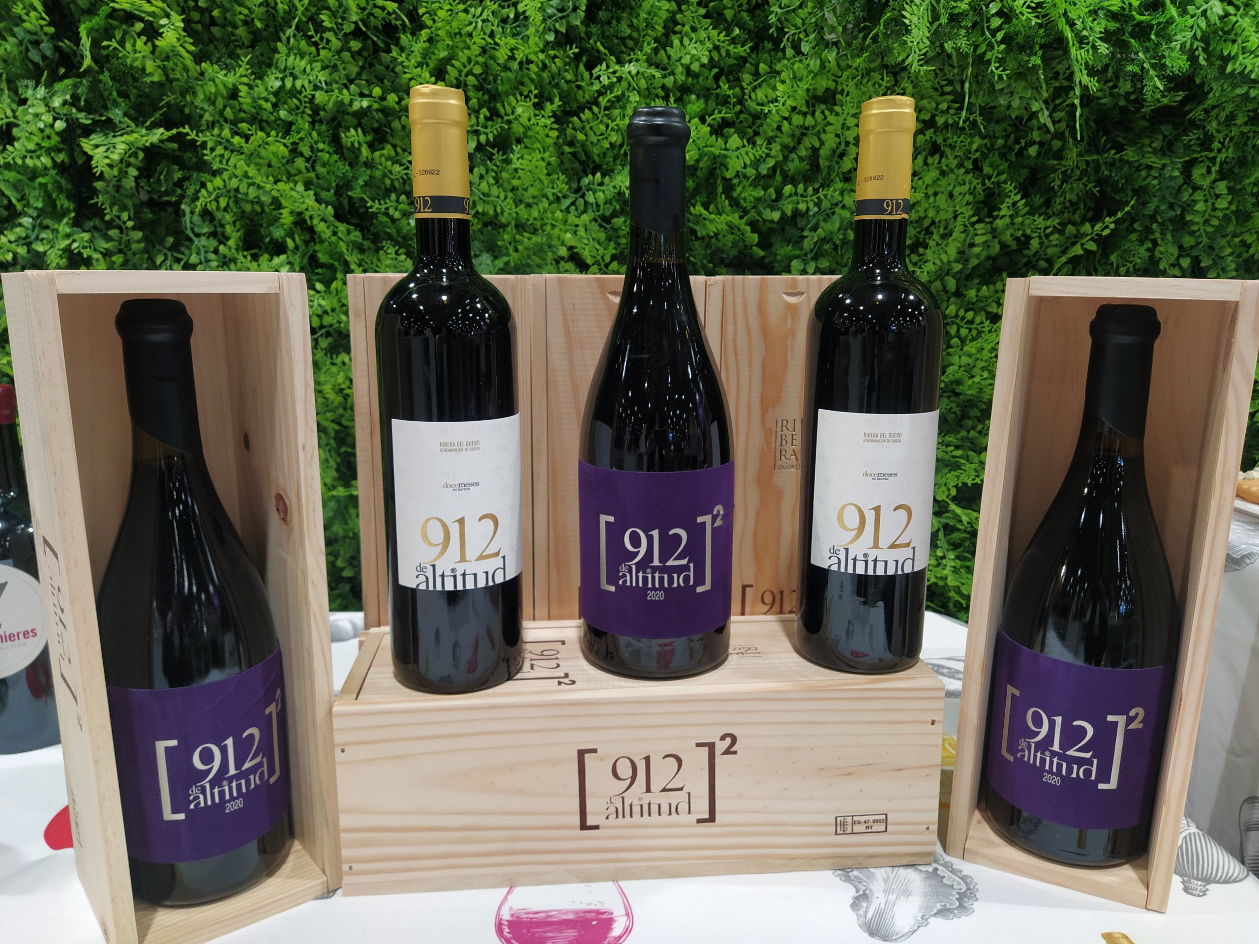 Las uvas utilizadas en la producción de Vino 912